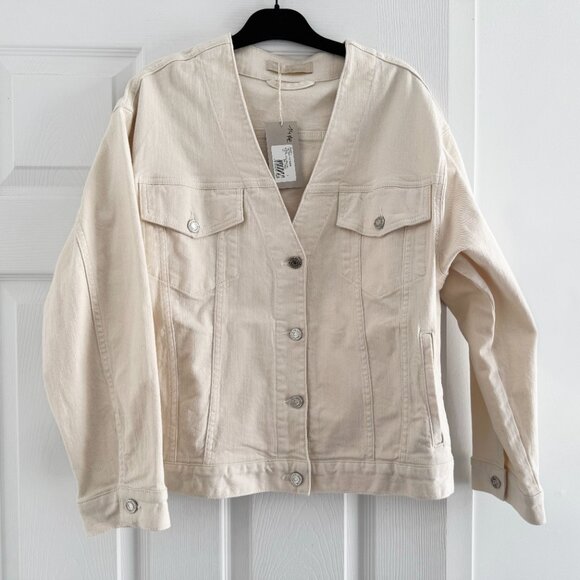NWT Vanessa Bruno "Cooper" Jacket in Ivory, size Small - Picture 7 of 12